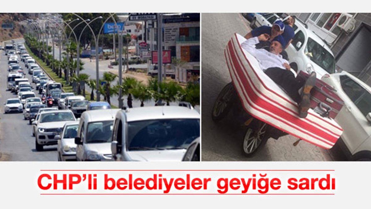 CHP'li Bodrum ve Kadıköy belediyeleri geyik yaptı