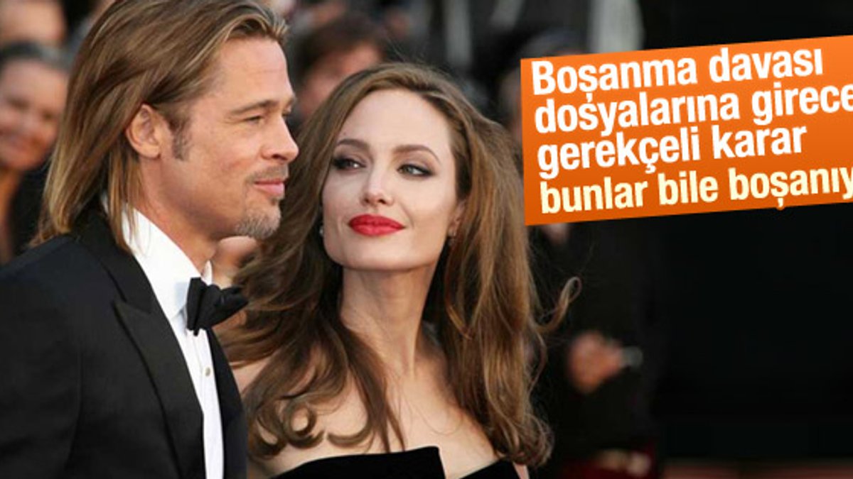 Angelina Jolie ile Brad Pitt boşanıyor