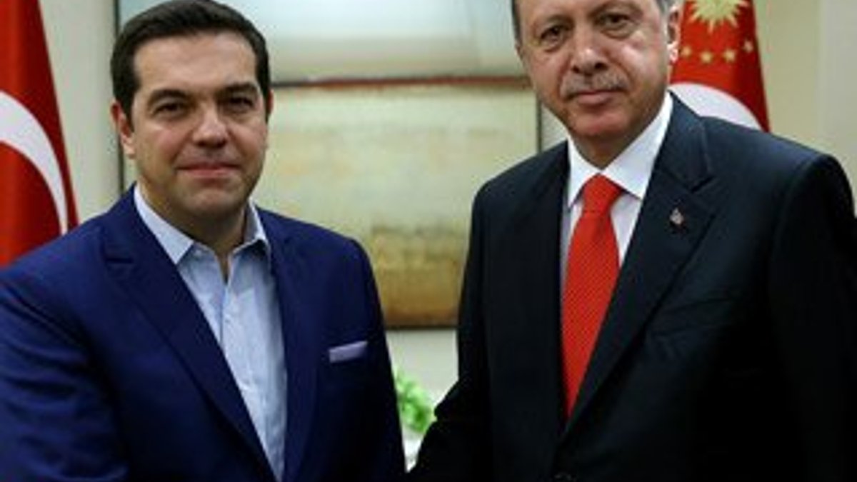 Cumhurbaşkanı Erdoğan Tsipras ile görüştü