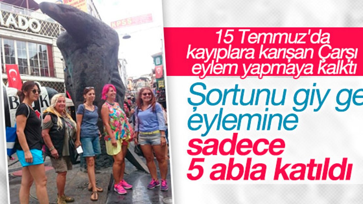Beşiktaş'ta şortunu giy gel eylemi