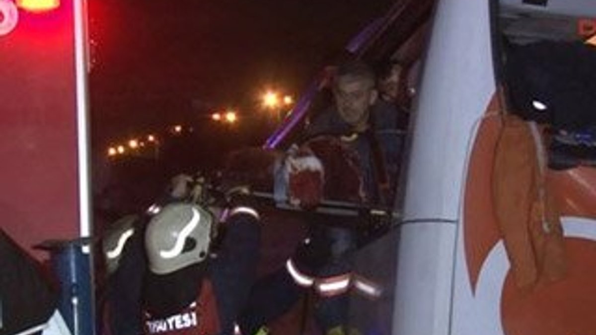 İstanbul Otogarı girişinde kaza: 1 ölü 2 yaralı