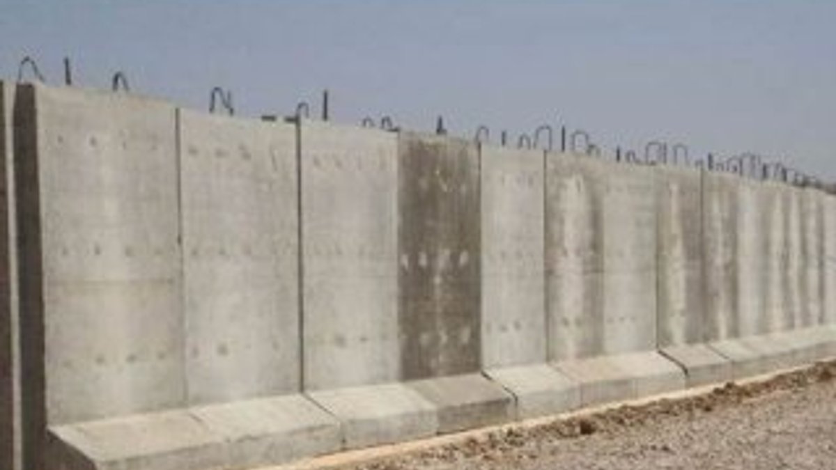 Suriye sınırına 911 kilometrelik güvenlik duvarı