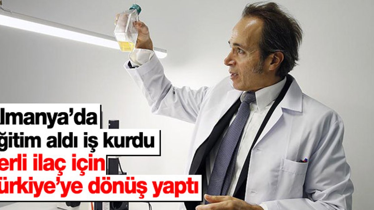 Türk doktor yerli ilaç için Almanya'dan kesin dönüş yaptı