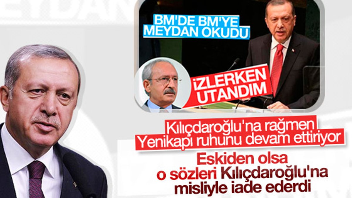 Erdoğan'dan Kılıçdaroğlu'nun 'utandım' sözlerine cevap