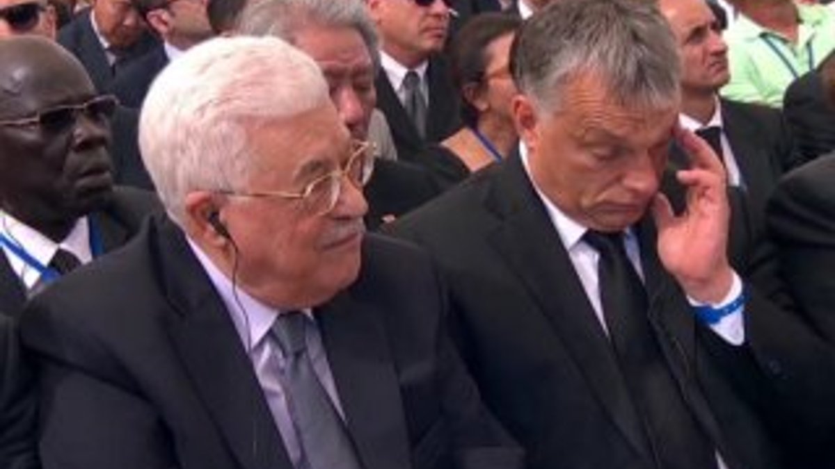Obama'dan Peres'in cenazesine katılan Mahmud Abbas'a övgü