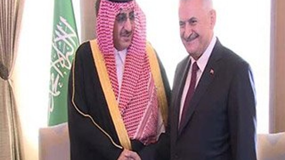 Başbakan Yıldırım Suudi Prenle görüştü