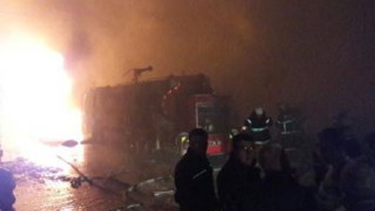 Gaziantep'te fabrika yangını: 7 yaralı