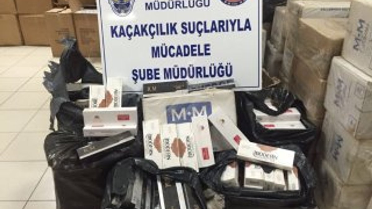 İzmir'de 43 bin liralık kaçak sigara ele geçirildi