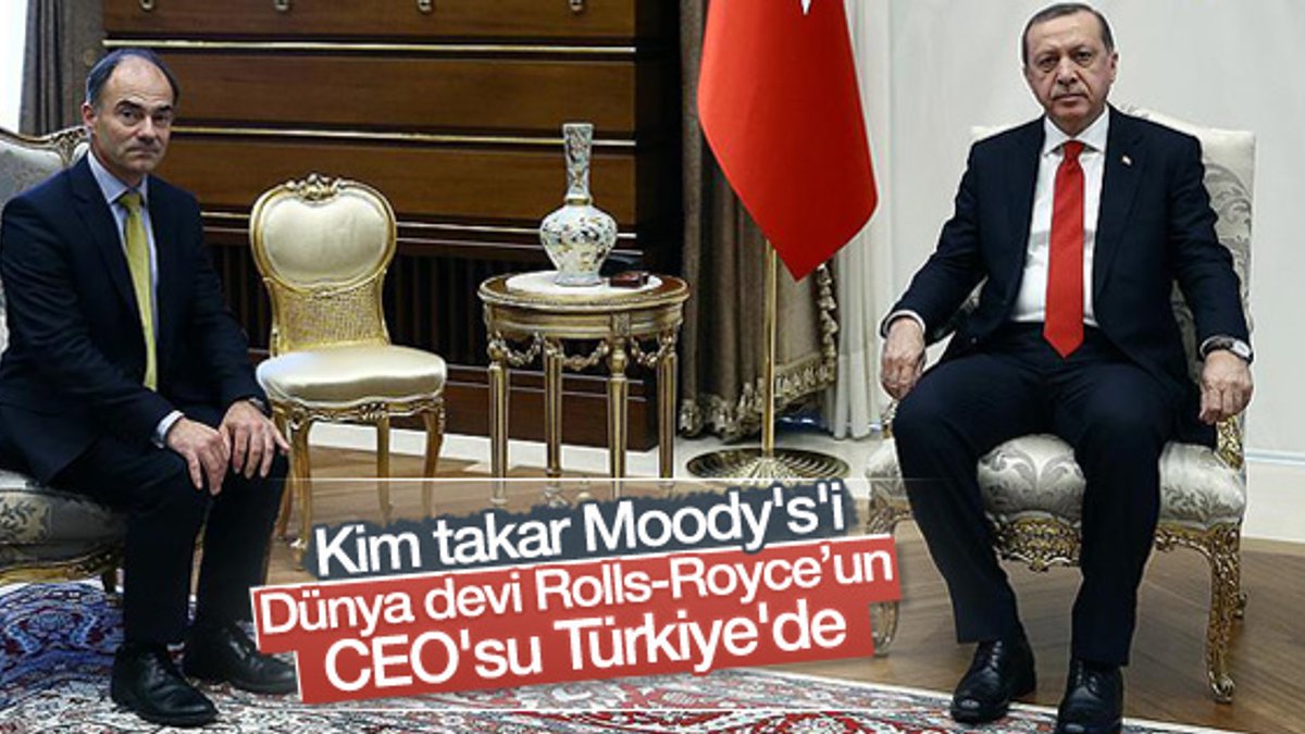 Cumhurbaşkanı Erdoğan Rolls-Royce CEO'suyla görüştü