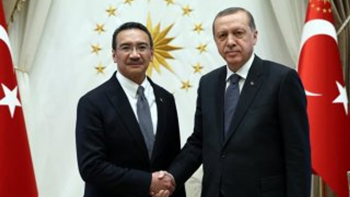 Erdoğan Malezya Savunma Bakanını kabul etti
