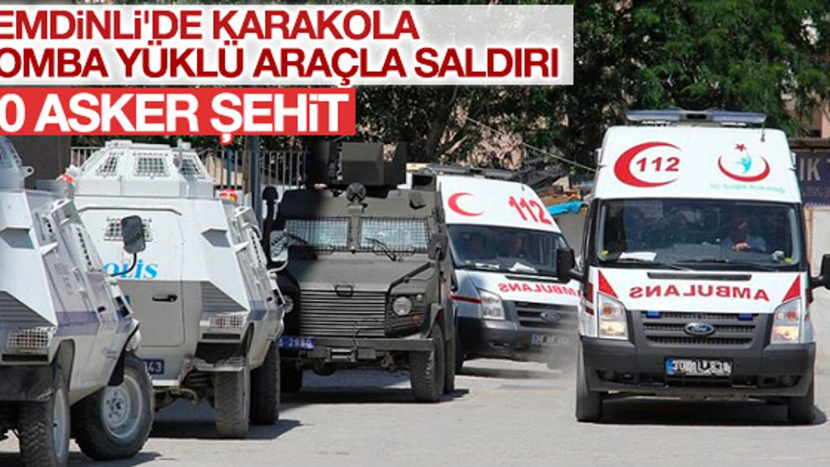 Şemdinli'de karakola bomba yüklü araçla saldırı: 17 şehit
