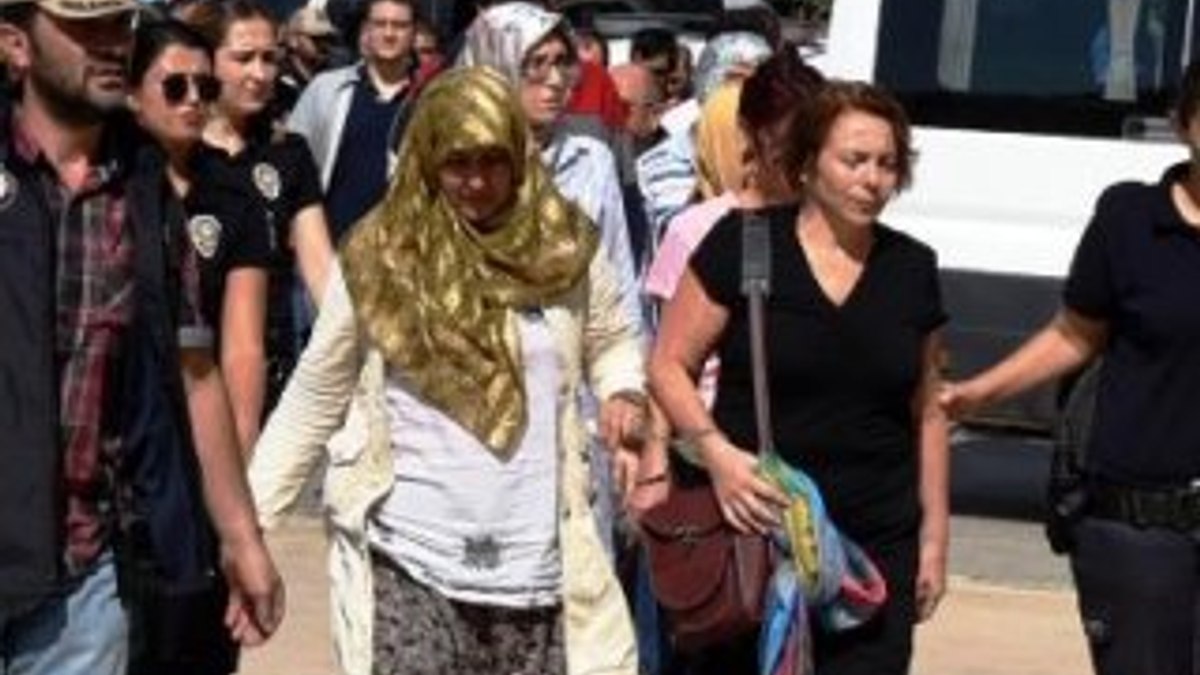 Antalya'da FETÖ şüphelisi 61 kişi adliyede