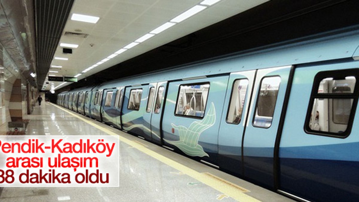 Pendik-Kadıköy arası ulaşım süresi azaldı