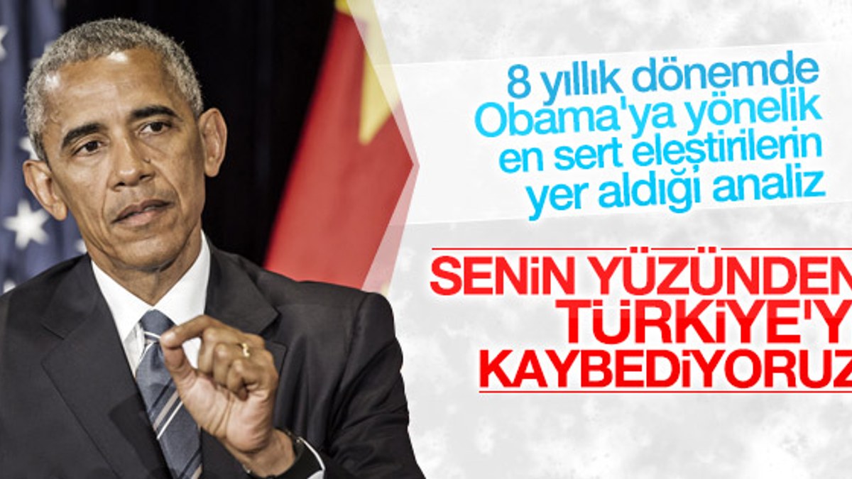 The American Interest dergisinden Obama'ya Türkiye tepkisi