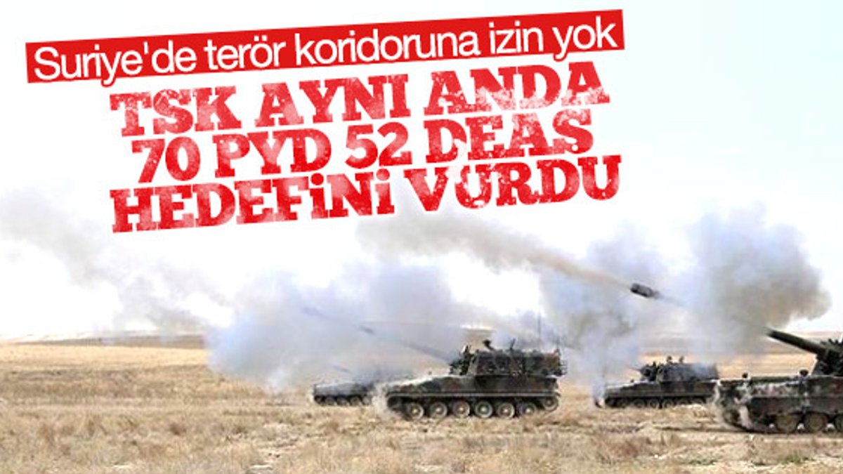Suriye'de PKK/PYD hedefleri vuruldu