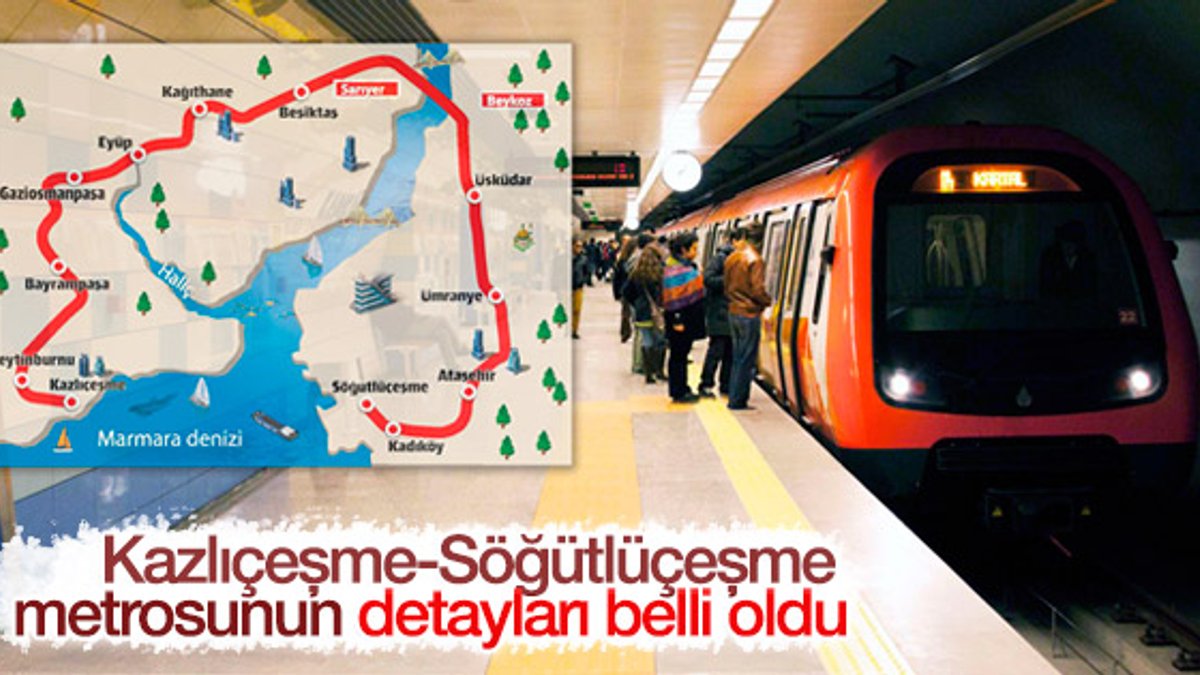 İstanbul'un 'çevre yolu metrosu'nun detayları belli oldu