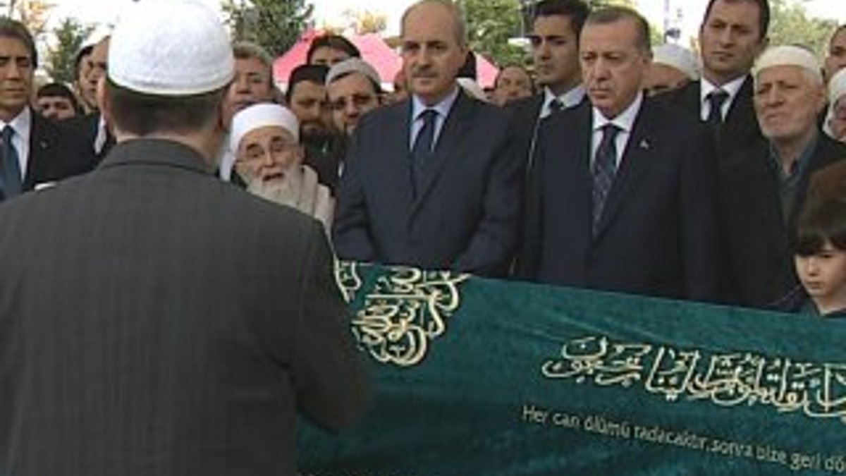 Cumhurbaşkanı Erdoğan cenazeye katıldı