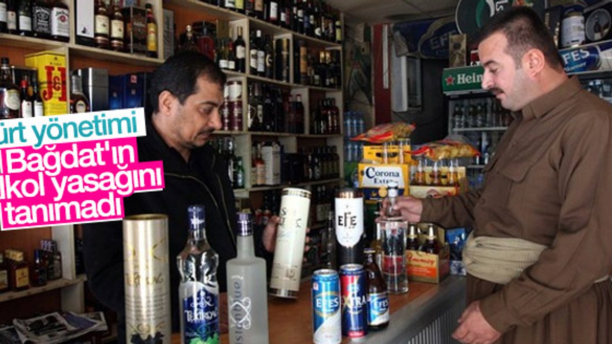 Erbil'den Bağdat'ın alkol kararına veto