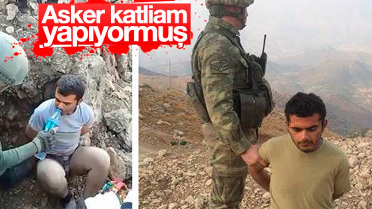 Mehmetçik PKK'lı hainlere bile şefkat elini uzatıyor
