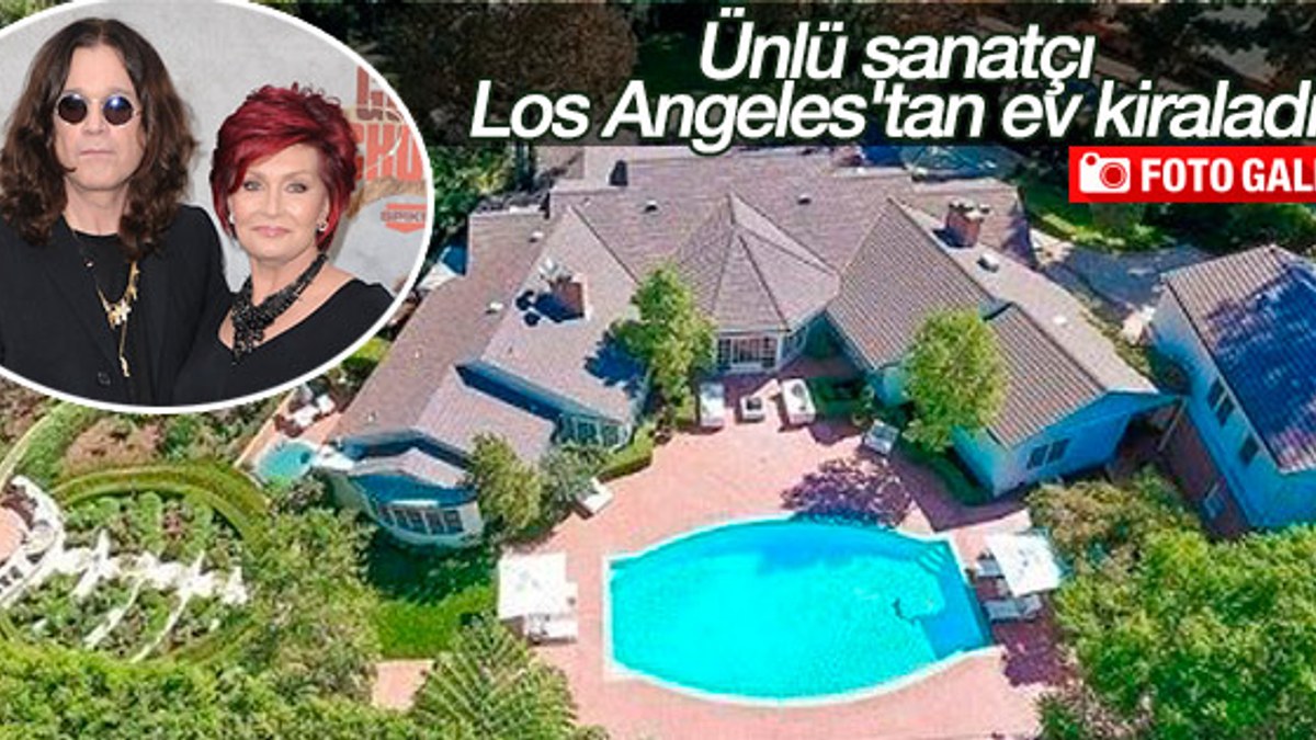 Ozzy Osbourne çifti Los Angeles’tan ev kiraladı