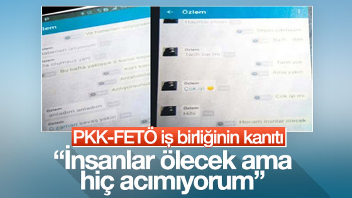 FETÖ'cüyle PKK'lının yazışmaları: Ölene acımam