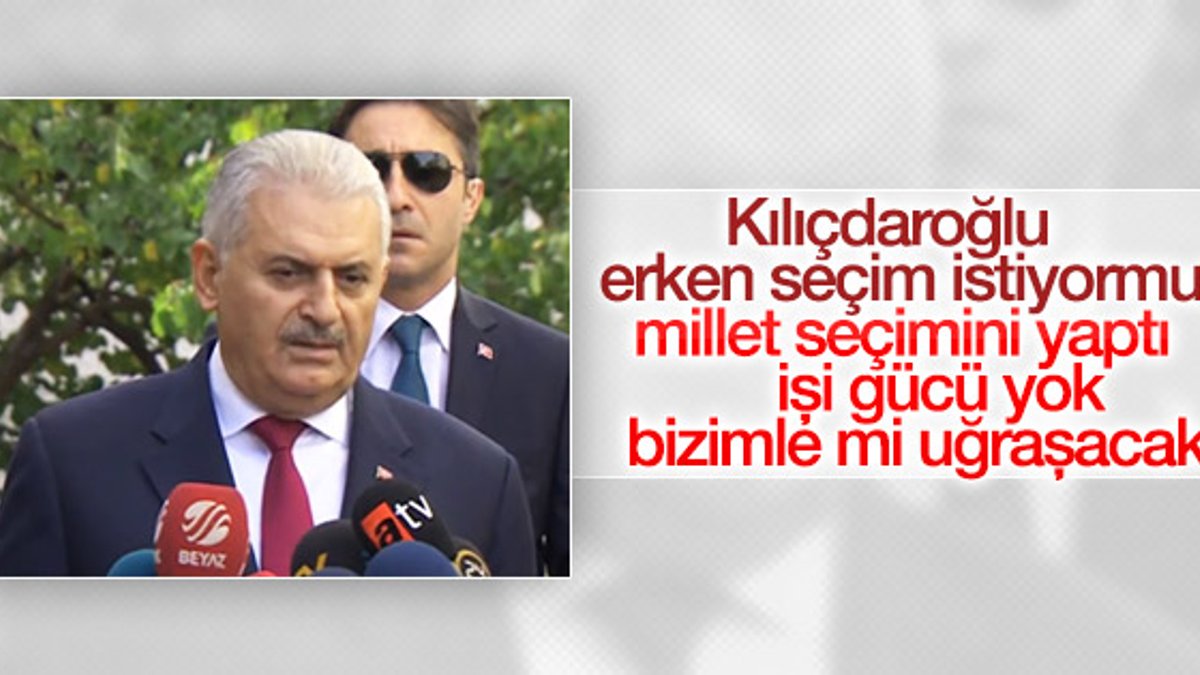 Başbakan Binali Yıldırım'dan Kılıçdaroğlu'na cevap