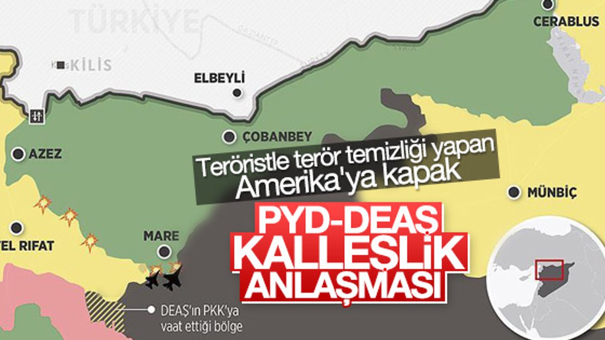 Fırat Kalkanı'na karşı DEAŞ-PYD/PKK pazarlığı