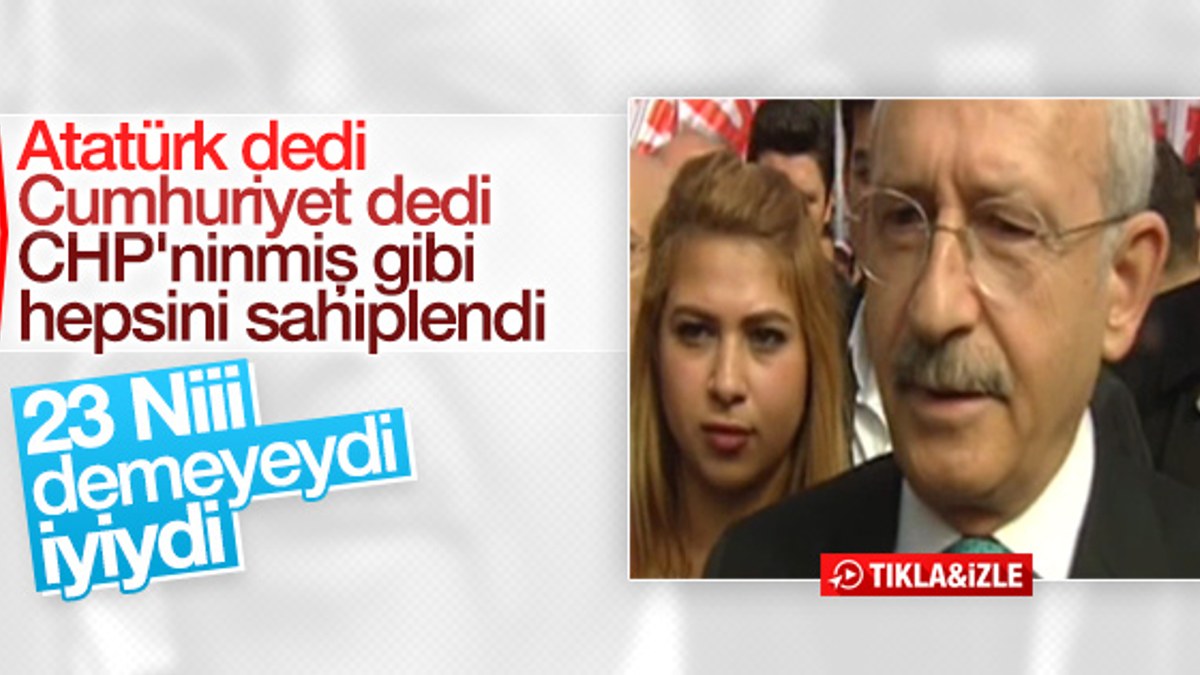 Kılıçdaroğlu 29 Ekim diyemedi
