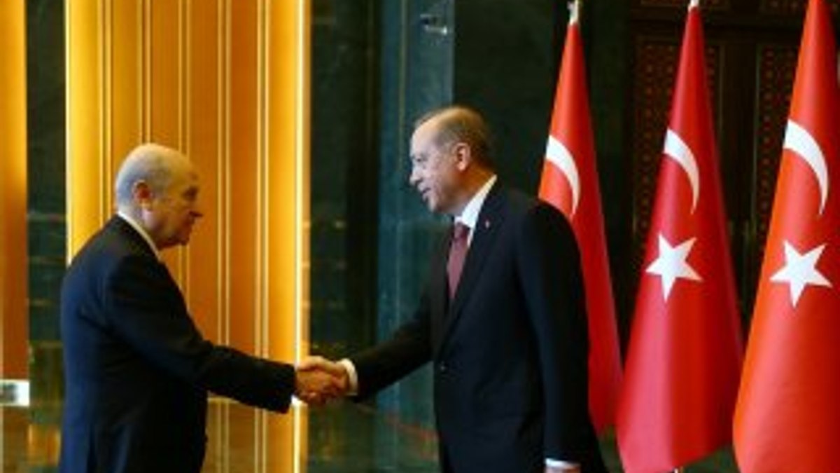 Cumhurbaşkanı Erdoğan ve Bahçeli görüşmesi sona erdi