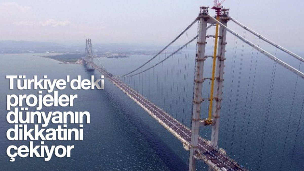 Türkiye'de gerçekleştirilen projeler dikkat çekiyor