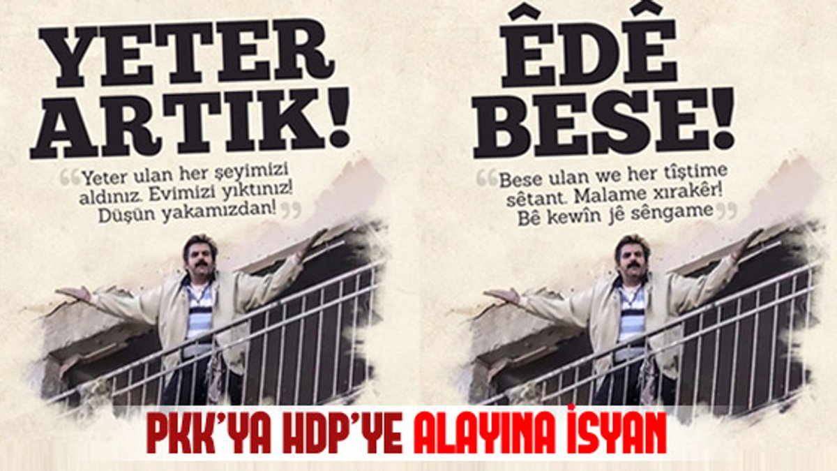 Diyarbakır'da vatandaşın PKK ve HDP'ye isyanı