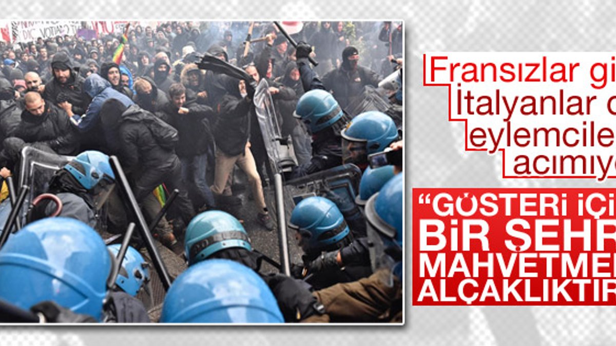 İtalya'da Başbakan karşıtları ayaklandı