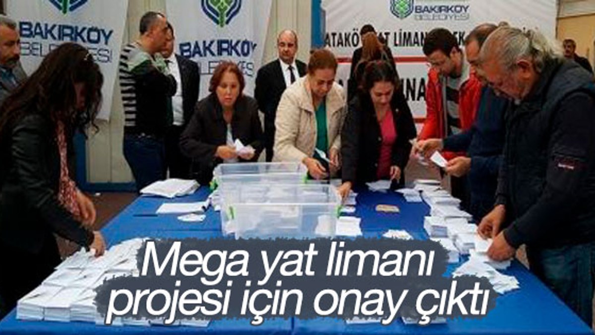 Ataköy'deki mega yat limanı projesi için onay çıktı