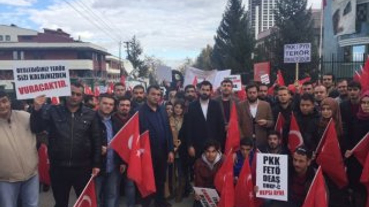 Şehit yakınları terör destekçisi ülkeleri protesto etti