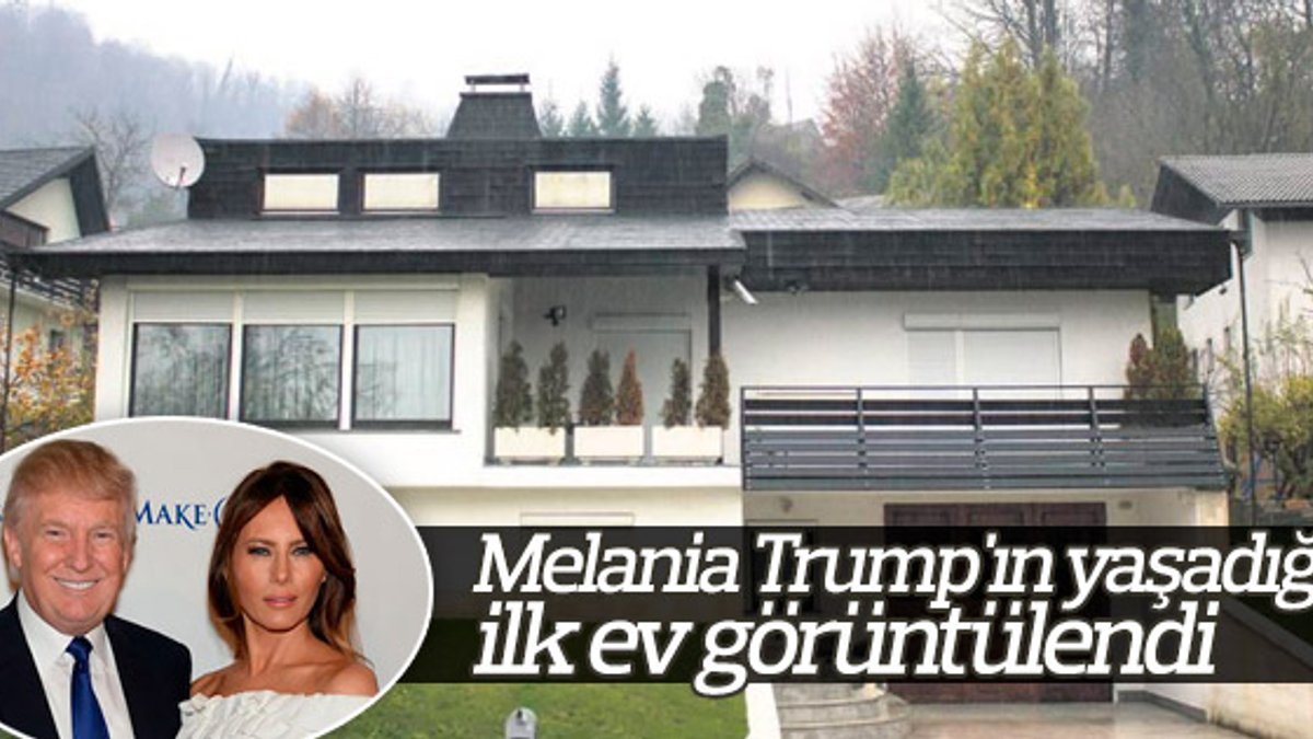 Melania Trump'ın yaşadığı ilk ev görüntülendi