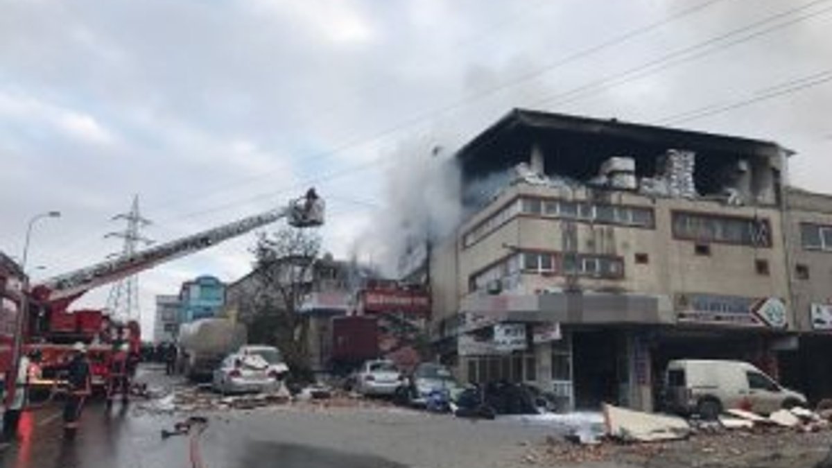Sultanbeyli'deki sanayi sitesinde patlama