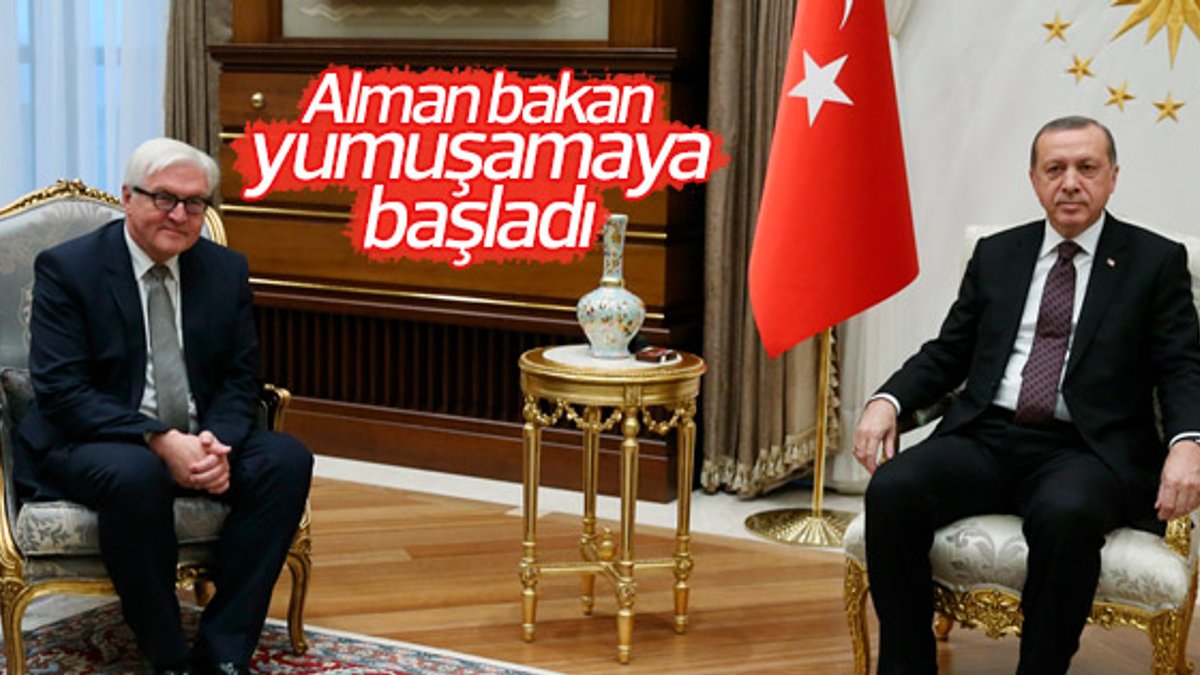 Cumhurbaşkanı Erdoğan Steinmeier'ı kabul etti