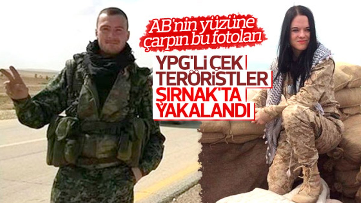 Şırnak’ta yakalanan Çek vatandaşı YPG'lilerin itirafları