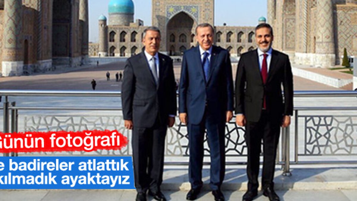 Erdoğan, Akar ve Fidan aynı karede