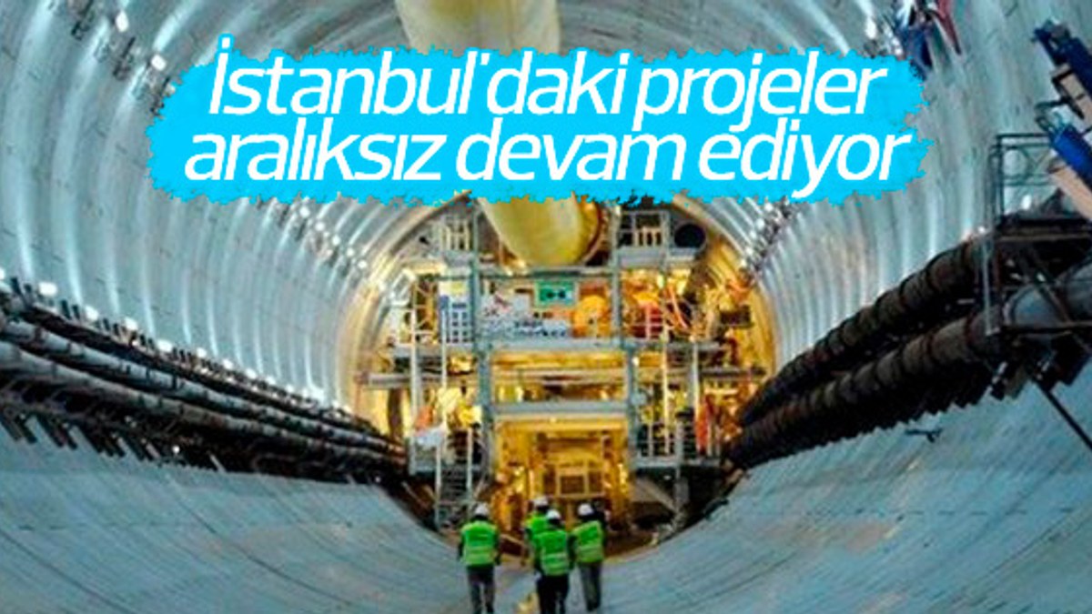 İstanbul'daki projeler tüm hızıyla sürüyor