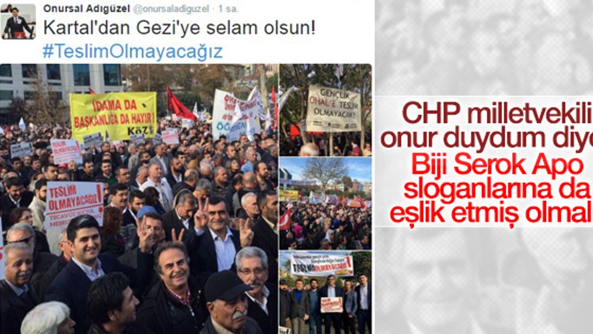 CHP'li vekiller HDP mitingine katıldı