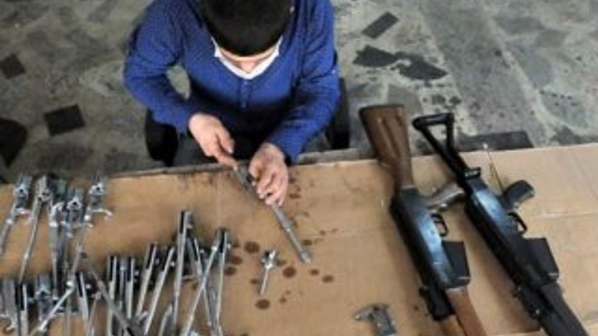 Şanlıurfa'da Kalaşnikof modelli tüfek üretildi