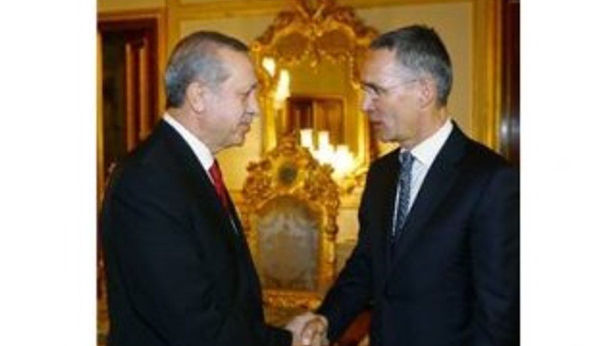 Cumhurbaşkanı Erdoğan Stoltenberg'i kabul etti