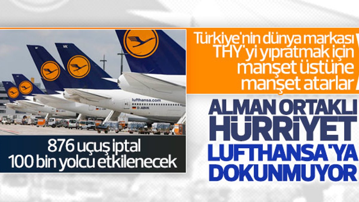 Lufthansa'nın pilotları 14. kez iş bırakacak