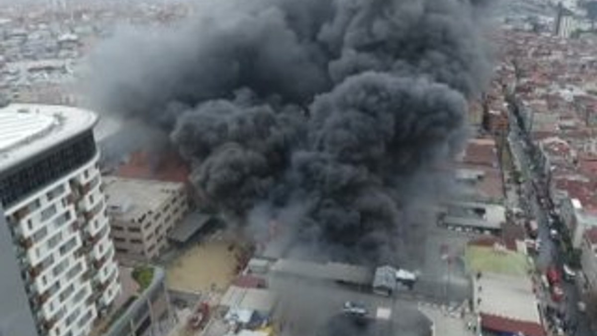 Bayrampaşa'daki yangının bilançosu