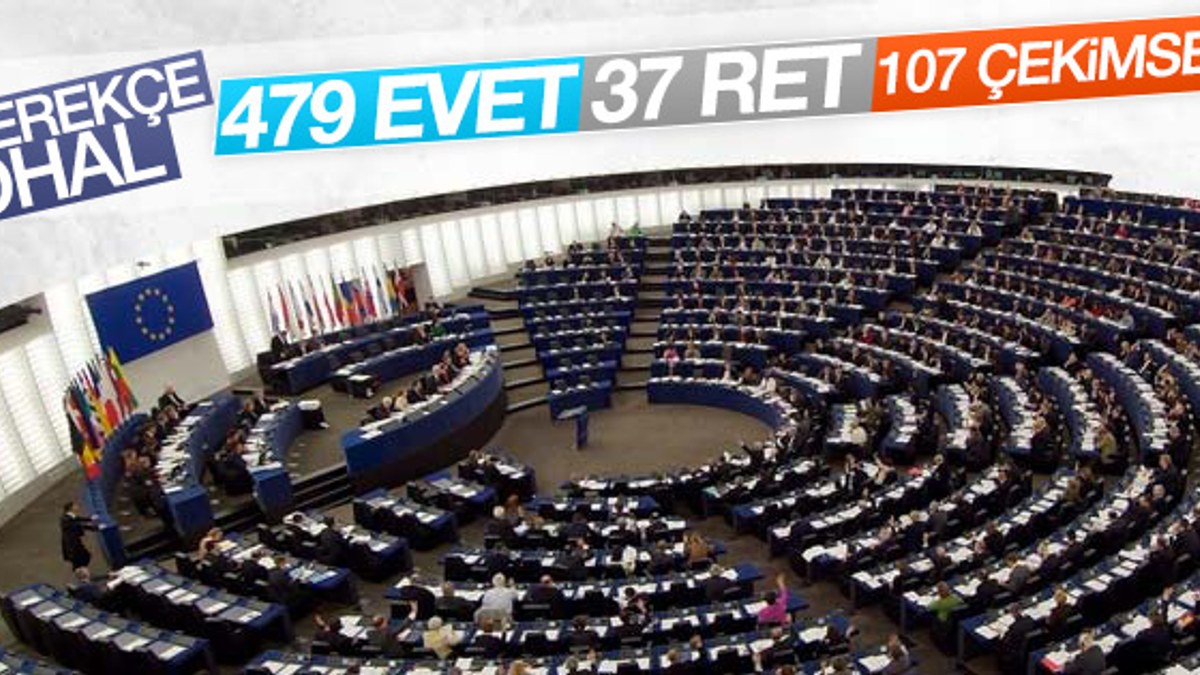 Avrupa Parlamentosu OHAL'in kaldırılmasını istiyor