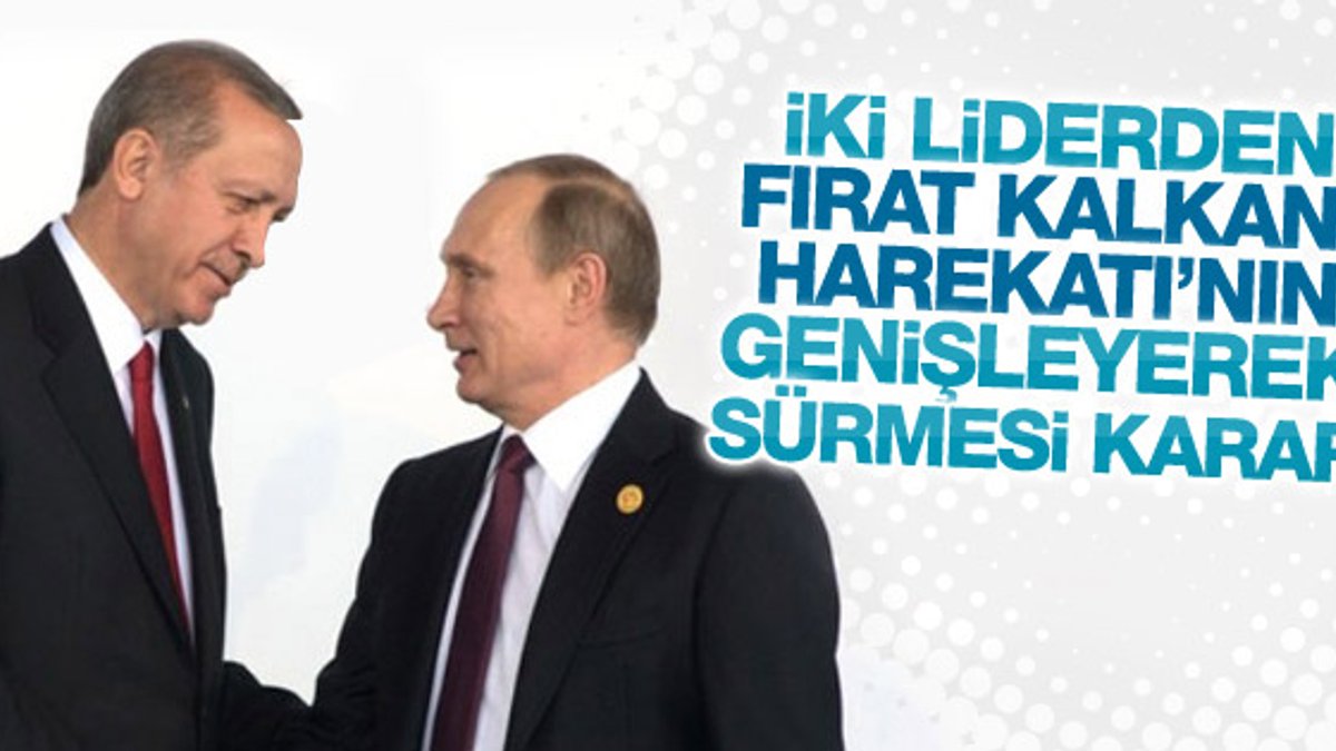 Erdoğan Putin'le ikinci kez görüştü