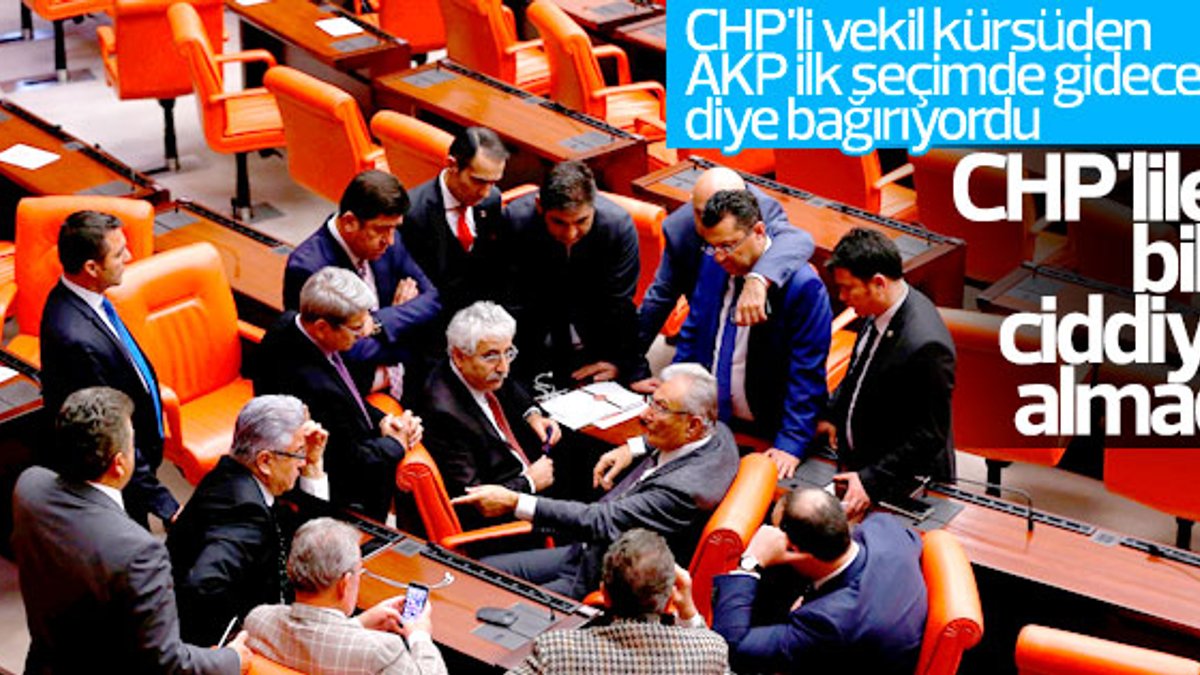 CHP'li vekilden CHP'lilerin ilgisini çekmeyen konuşma