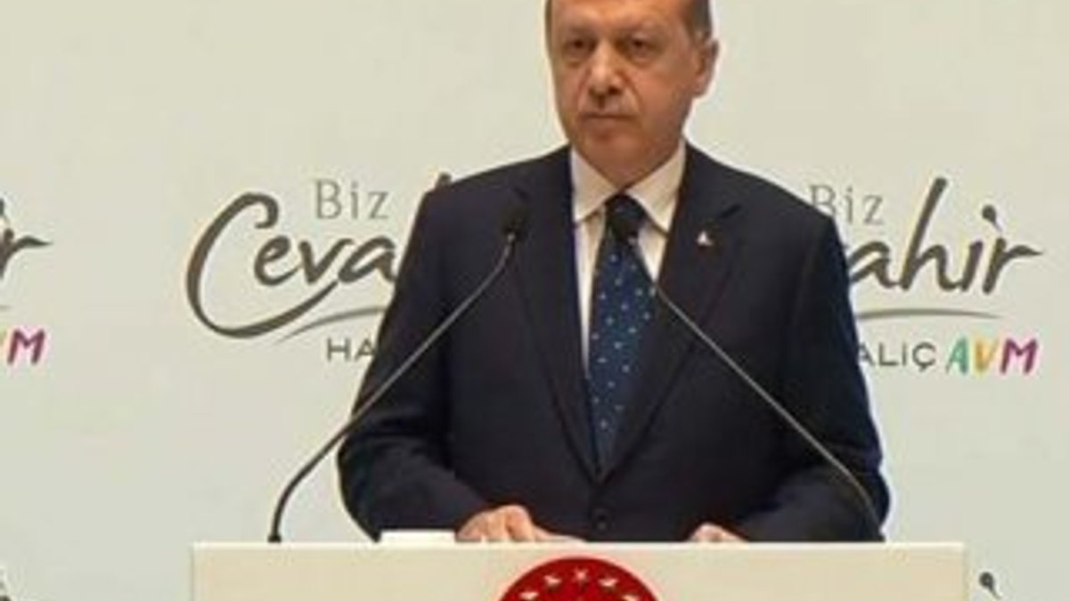 Cumhurbaşkanı Erdoğan'a yalnız değilsin desteği