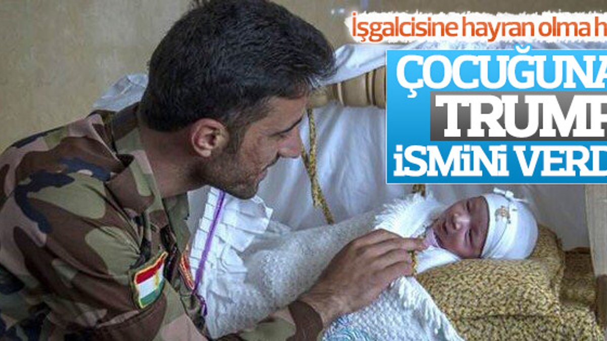 Yeni doğan bebeğine Trump'ın adını veren Kürt